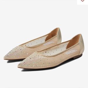 Steve Madden Veloche Flat Gold Multicolored